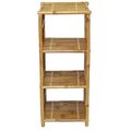 Bamboo54 Bamboo54 5470 Natural End Table with Four Shelves 5470